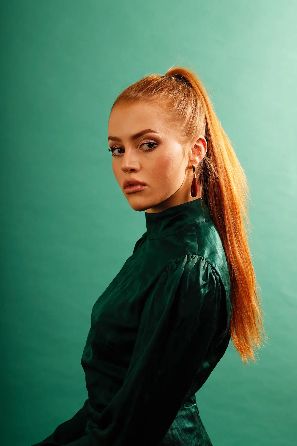 Olga Rossa acting portrait, studio session