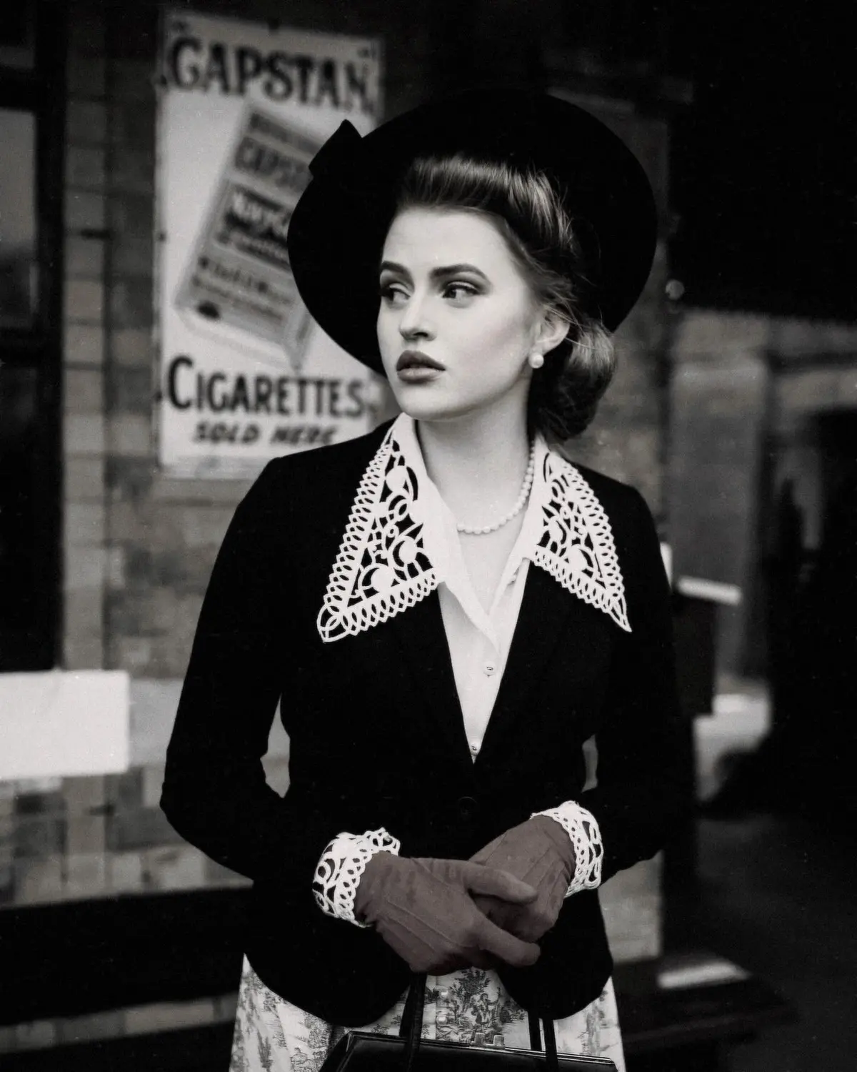 Olga Rossa acting still, performance moment
